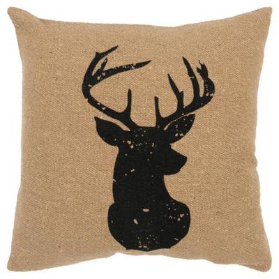 T16589 Natural Deer Pillow