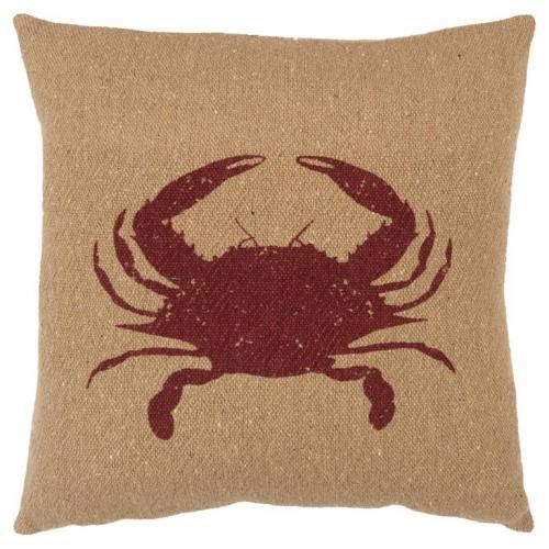 T16590 Natural Crab Pillow
