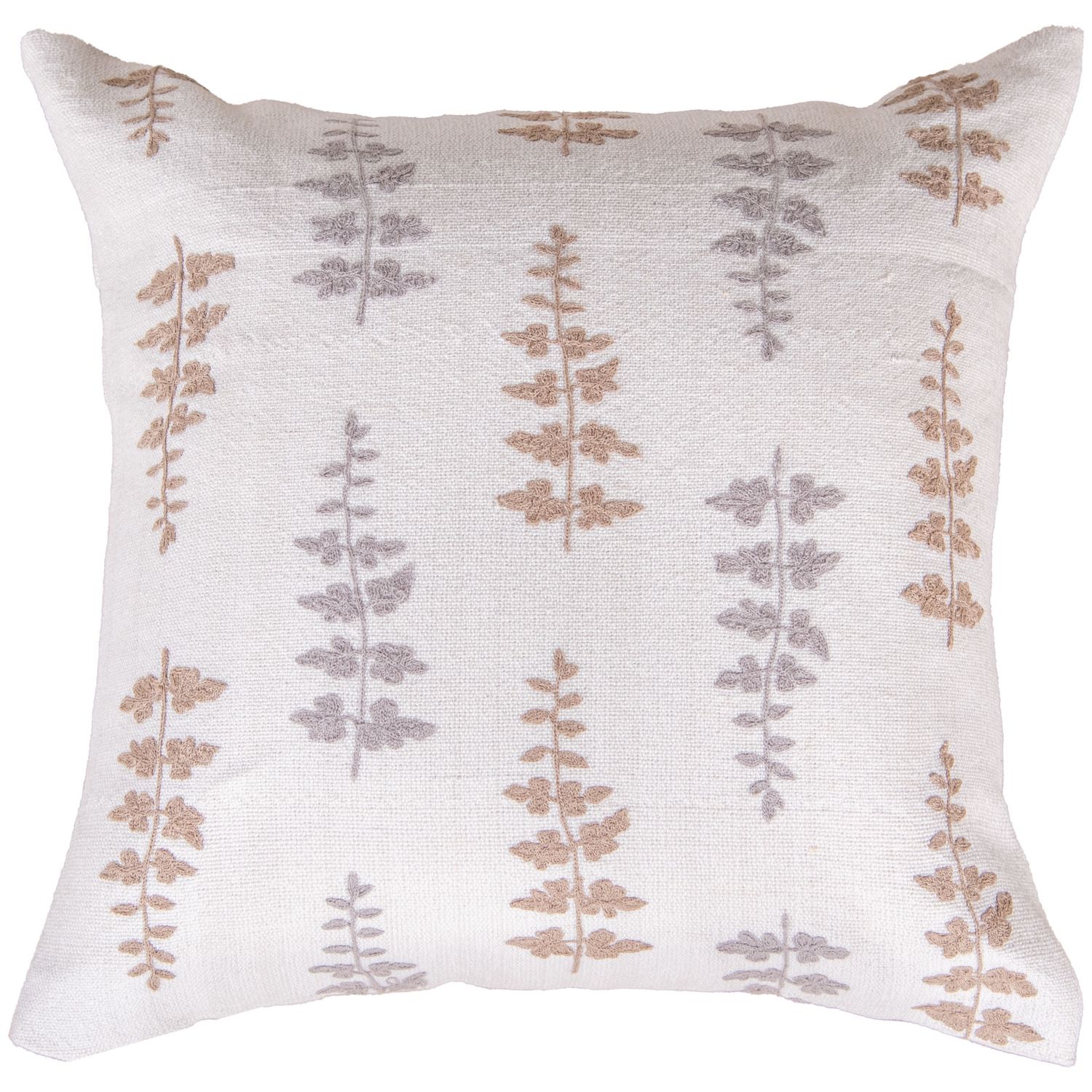 T23712 Natural Floral Pillow