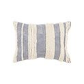 T19725 Navy Shag Pillow