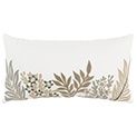 T19668 Ivory with Flowers Pillow