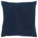 T19783 Navy with Striped Border Pillow