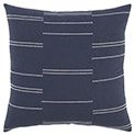 T-19675 Blue With White Line Pattern Pillow