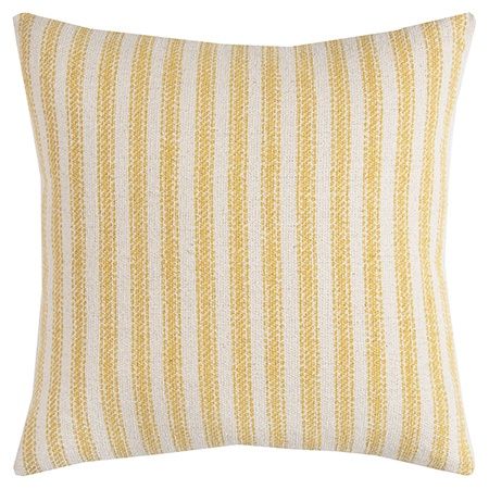 T-11041 Natural With Gold Stripes Pillow