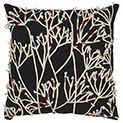 T-16096 Black with Multi Colored Design Pillow