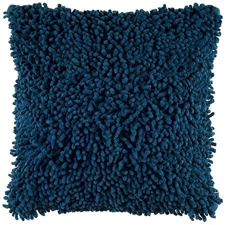 T-04050 Blue Chenille Pillow