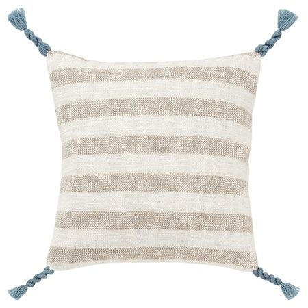 T-20561 Natural Striped Pattern Pillow