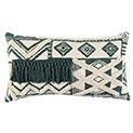 T-17811 Cream With Green Pattern Pillow