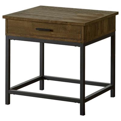 Byers 1 Drawer End Table Wood