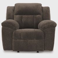 Frohn Rocker Recliner, Color: Chocolate