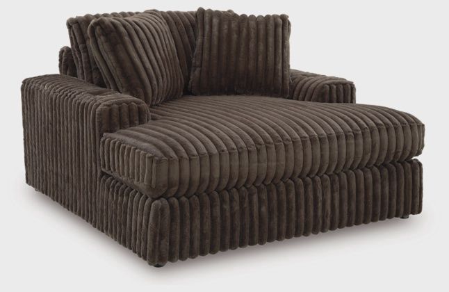 Midnight Madness Oversized Chaise, Color: Brown