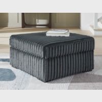 Midnight Madness Oversized Ottoman, Color: Gray