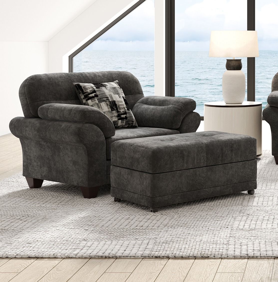 21900 Cuddle Chair and Ottoman