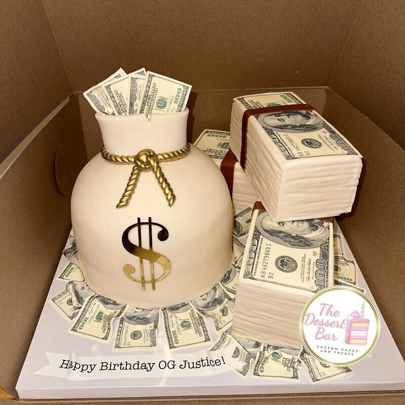 Money Bag &amp; Stack Cake