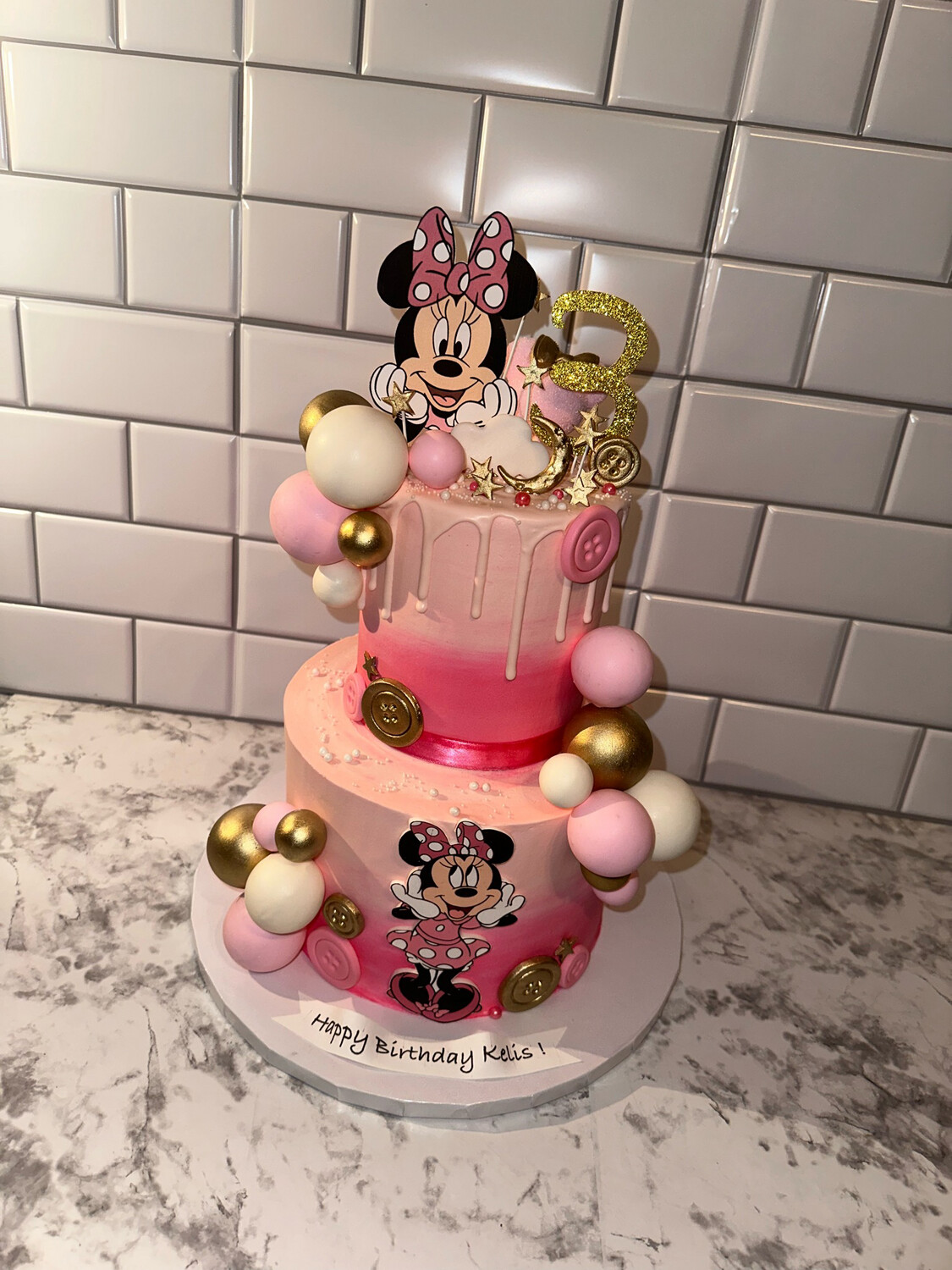 Two Tier Buttercream Cake