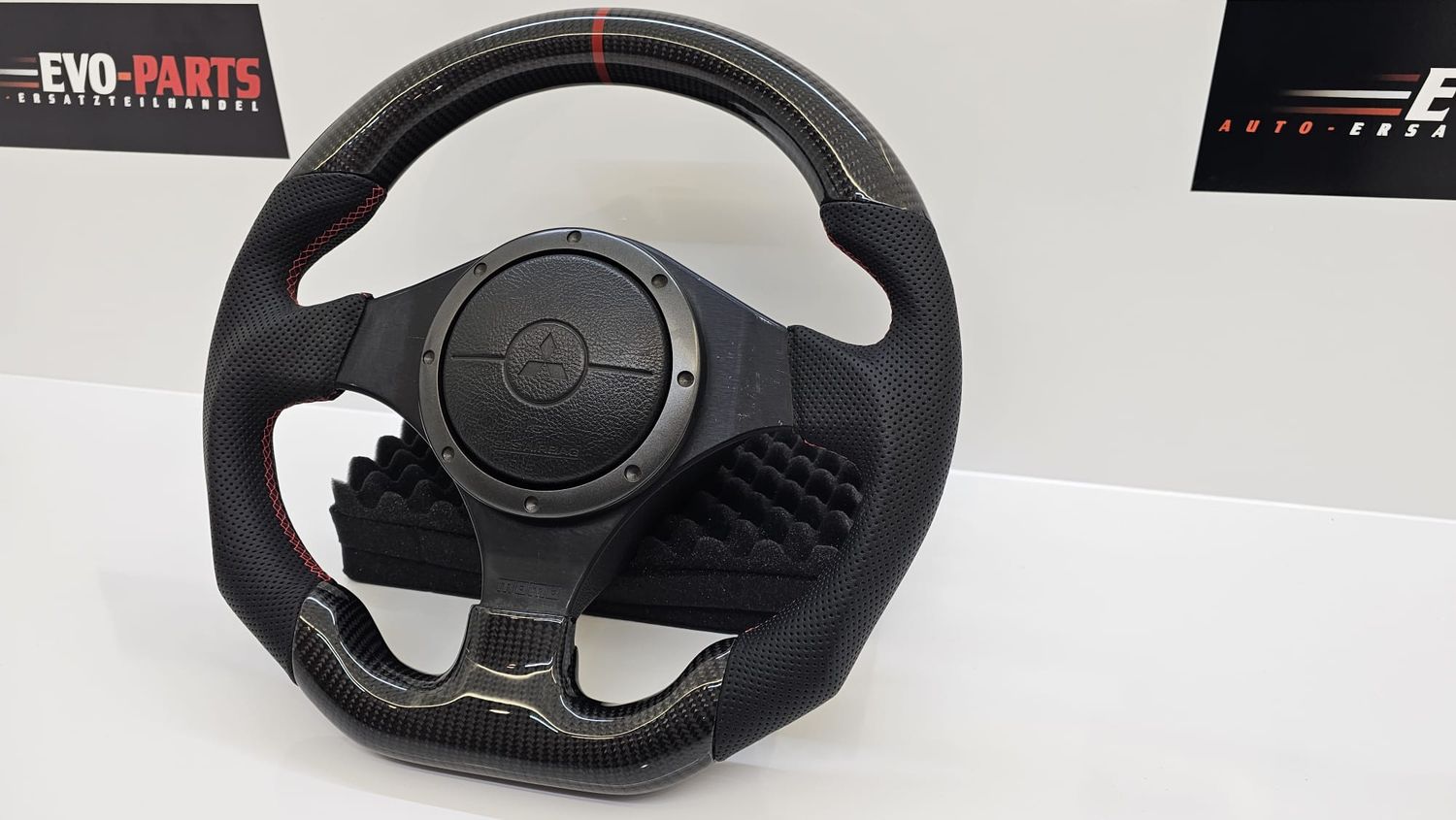Mitsubishi Evo 9 GSR Steering Wheel Refurbished Complete