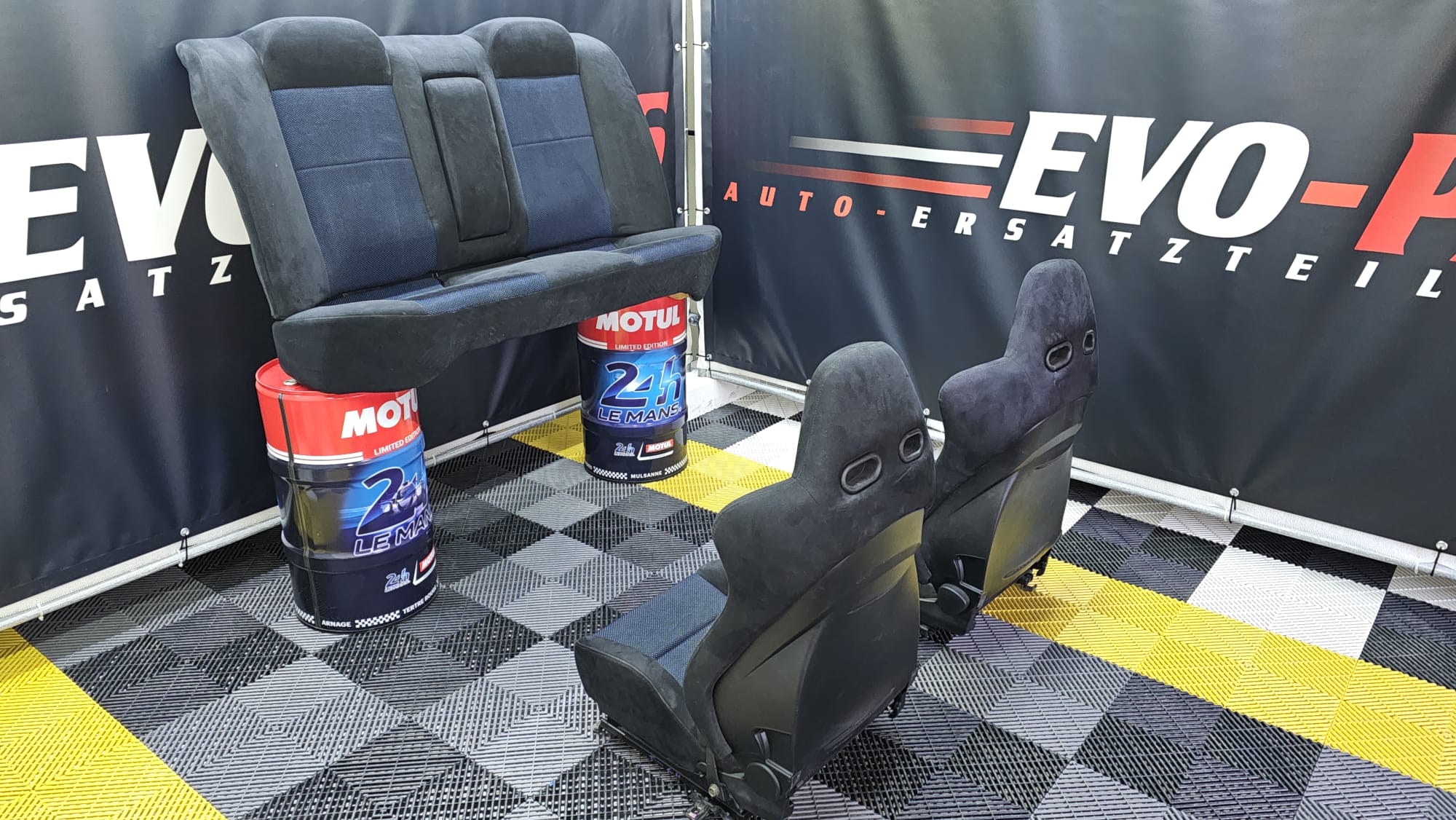 Innenausstattung Mitsubishi Evo 7 GSR Recaro Innenausstattung Guter Zustand