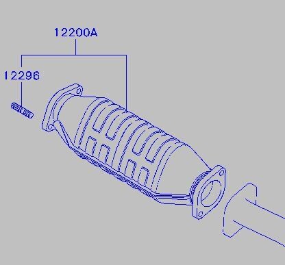 1584A133 - Katalysator - Neuwertig