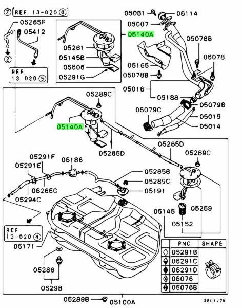 MR586287  - Benzinpumpe - NEU