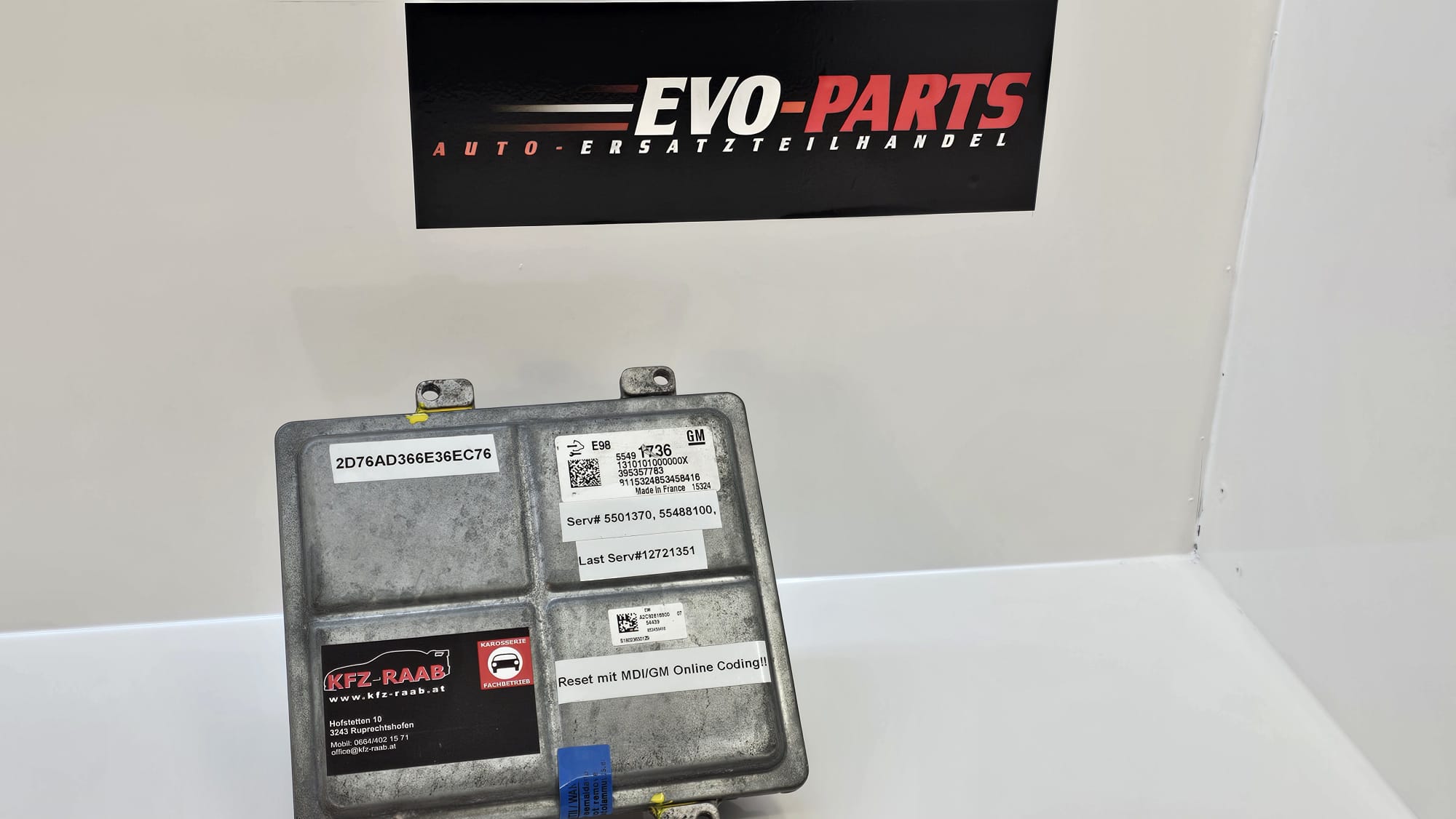 Opel/Vauxhall/GM Delco E98 ECU 12721351 / 5501370 / 55488100