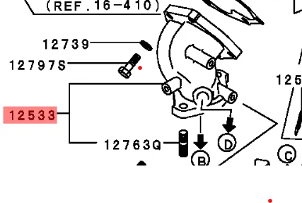 MR299402 - Abgasgehäuse, Turbolader - NEU