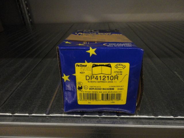 DP41210R - EBC Bremsbelagsatz vorne "Yellow" - NEU