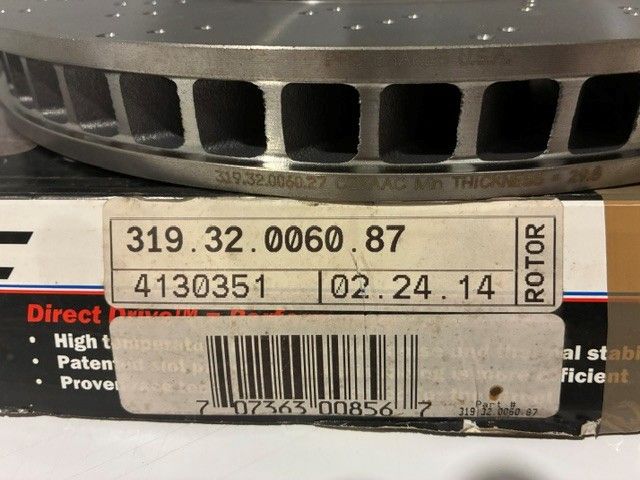 319.32.0060.87/88 - PFC Bremsscheibensatz ohne Topf vorne (2 Stk.) - NEU