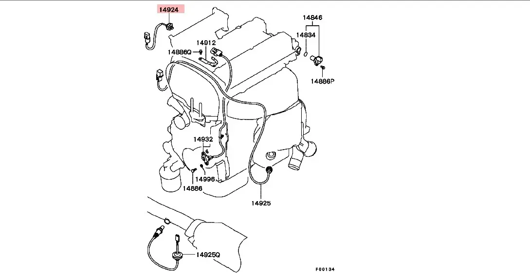 MR578117 - Klopfsensor  - NEU