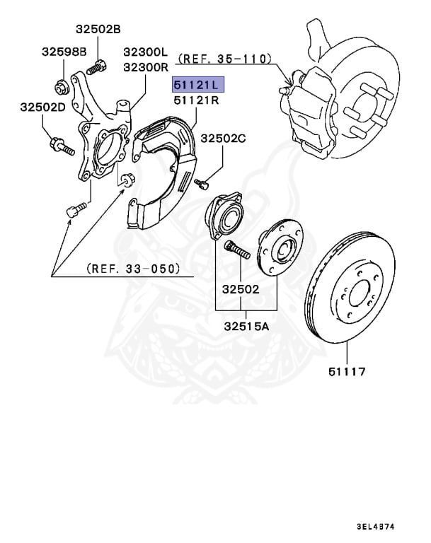 MR289602 - Staubschutzblech - NEU