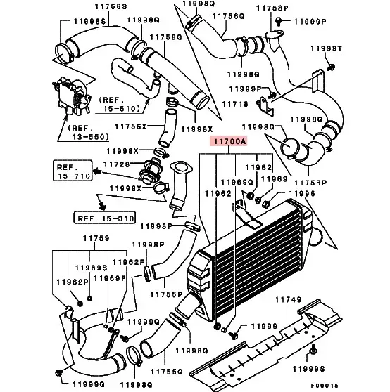 MN153285 - Ladeluftkühler - NEU