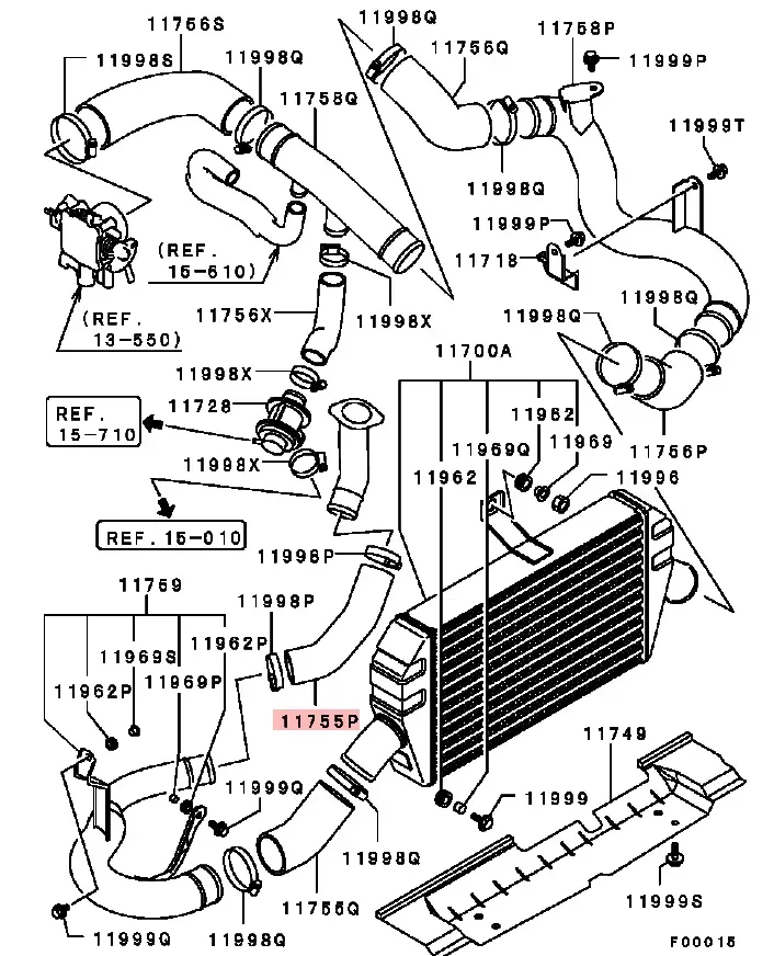 MR571600 - ​Ladeluftschlauch - NEU