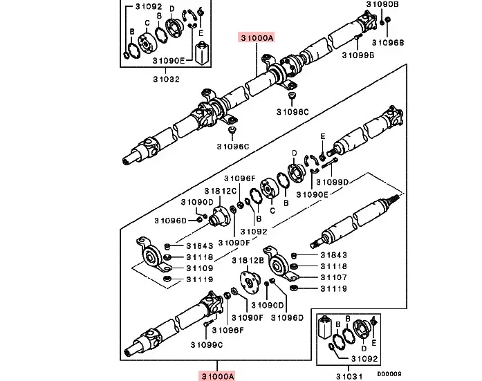 3401A172 - Kardanwelle kpl. - NEU