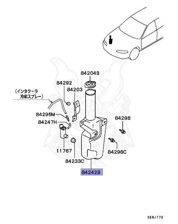 MR482612 - Behälter, Scheibenwaschanlage - NEU