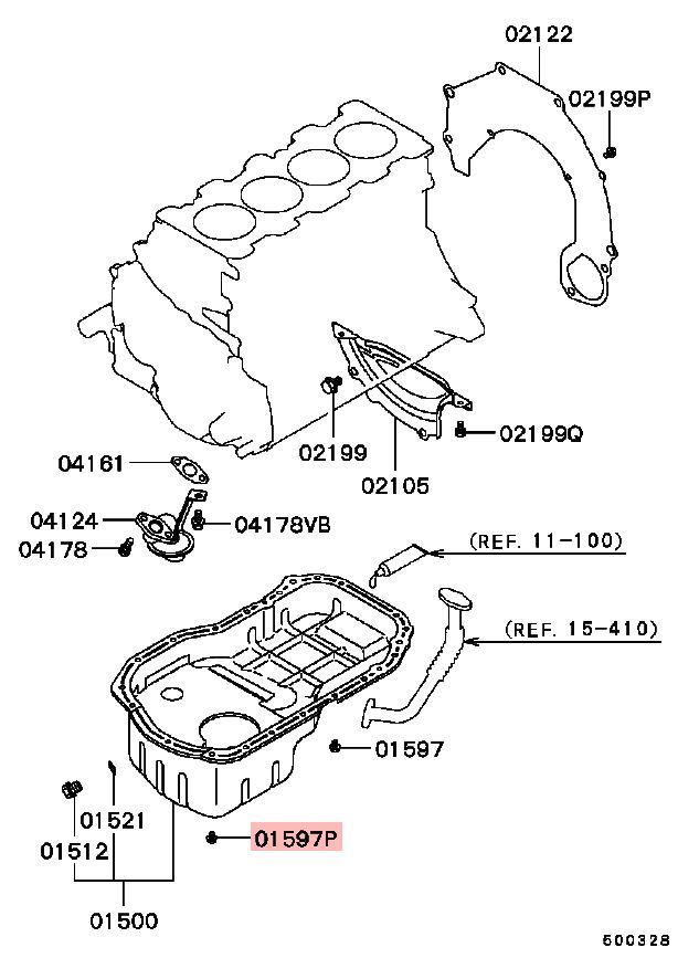 1200A024 - Ölwanne - NEU