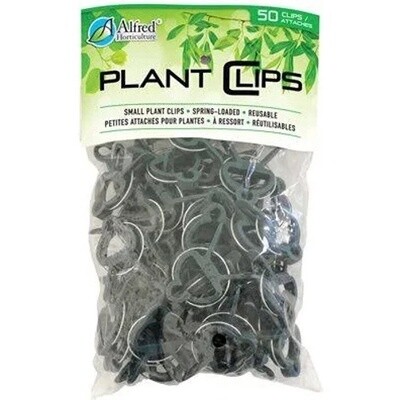Alfred&#39;s Spring Loaded Plant Clip, Small 1-1/8&quot; to 1-3/4&quot; (50pk)