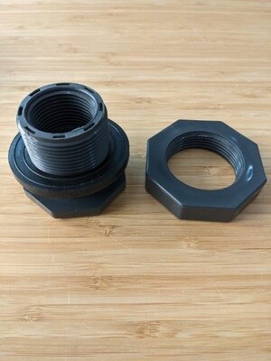 1&quot; Gasketed Bulkhead Fitting