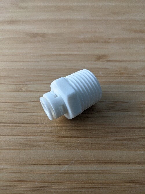1/2" MPT x 1/4" Push Lock Connector/Fitting