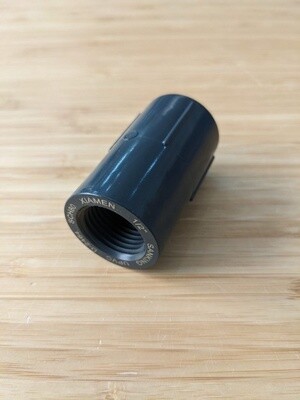 1/2" SCH80 Coupling, FPT x FPT Fitting