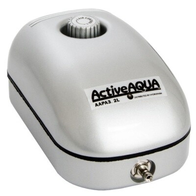 Active Aqua Air Pump, 1 Outlet, 2W, 3.2L/Min