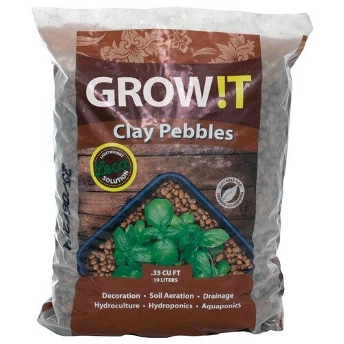 Grow!t Clay Pebbles (Multiple Sizes), Size: 10 Liter