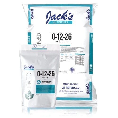 Jacks Nutrients 01226 Part A