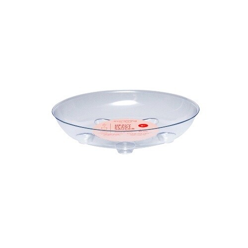 Curtis Wagner Clear Footed Heavy Duty Saucer (Multiple Sizes), Size: 6 Inch