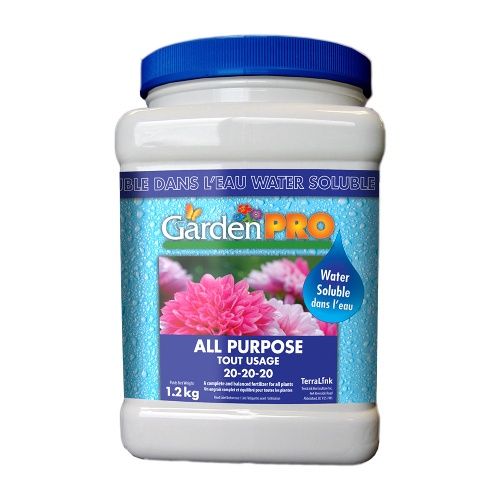 Garden Pro All Purpose Water Soluble, 20-20-20 (NPK), 1.2 KG