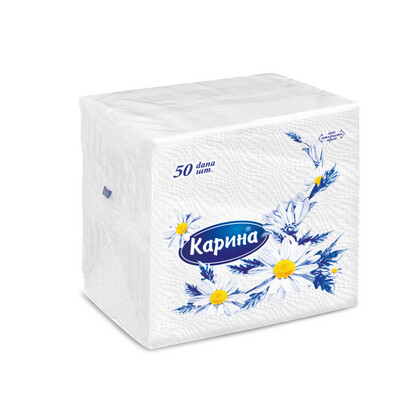 ​Салфетка «Карина» 50 белая