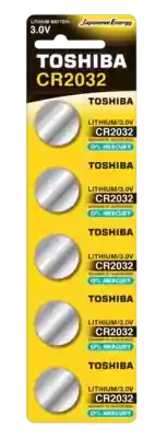 ​Батарейка таблетка Toshiba CR2032
