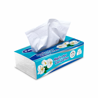 Салфетки вытяжные Карина 155*200 2 слоя 150 шт. Орхидея