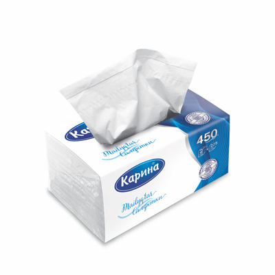 ​Салфетки вытяжные Карина 155*200 2 слоя 225 шт. LINE