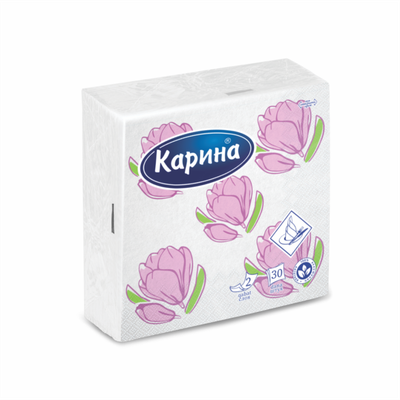 ​Салфетка «Евро» 33х33 с рисунком