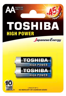 Батарейки TOSHIBA High Power AA по 2 шт.
