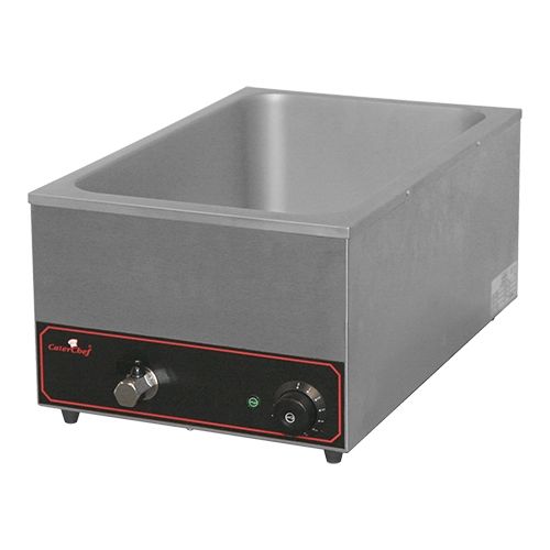 bain marie met aftapkraan